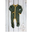 Nature Baby Merino Footed Rompers - Natural